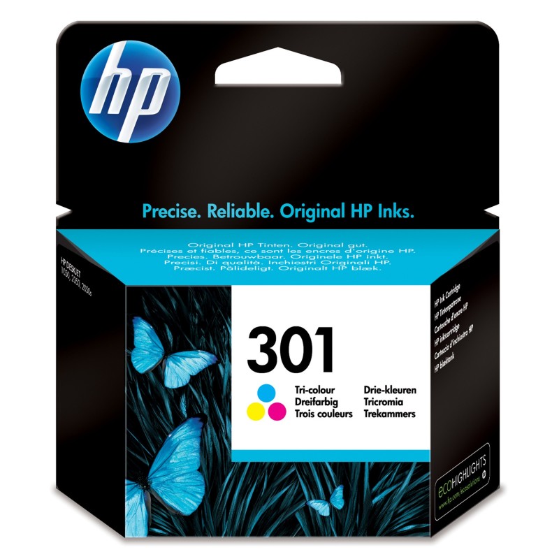 Cartouche d'encre HP 301 Couleurs