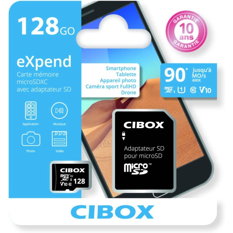 CIBOX MICRO SD 128GO