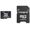 Carte MicroSD Integral 4 Go + Adaptateur