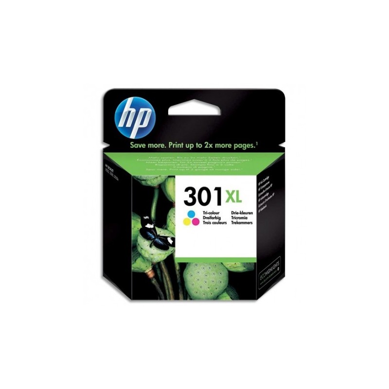 HP 301XL (CH564E) - Cartouche jet d'encre haute capacité couleur N°301XL CH564EE