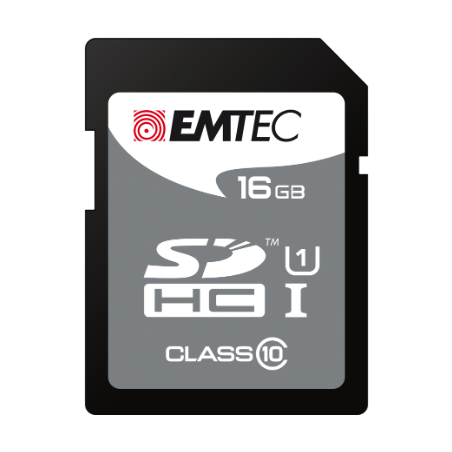 Carte SD-HC Emtec classe 10 UHS-I 16 Go