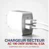 CHARGEUR SECTEUR 2USB 3.1A BLA