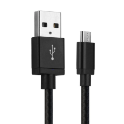 CABLE MICRO USB NOIR 1M