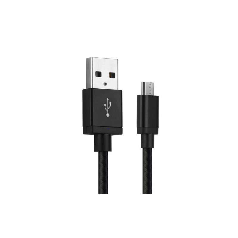 CABLE MICRO USB NOIR 1M