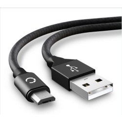 CABLE MICRO USB NOIR 1M