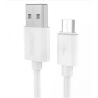 CABLE MICRO USB BLANC 1M