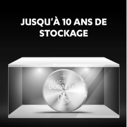 Pile Duracell Lithium DL/CR 2032, pack de 2 unités