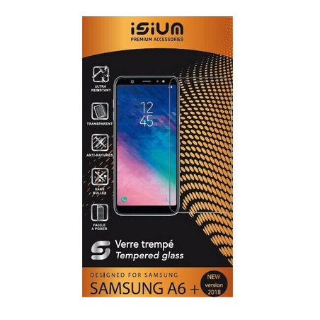 Verre Trempé + Coque Flexible Isium – Samsung A6+ 2018