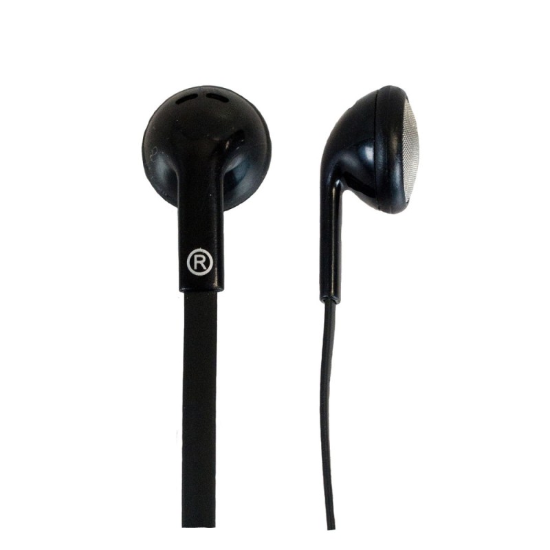 ECOUTEURS PLATS - NOIR - APM