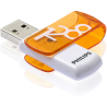 Philips FM12FD05B lecteur USB flash 128 Go USB Type-A 2.0 Orange, Blanc