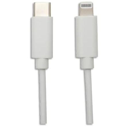 Câble Lightning certifié MFI / Type C 2 mètres Blanc