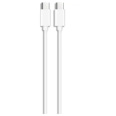Chargeur APM USB-C / USB-A PD 20W + 2 câbles (1 m), Blanc
