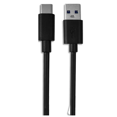 Câble USB-C / USB-C 3.1 – 60W, 3 m, Noir