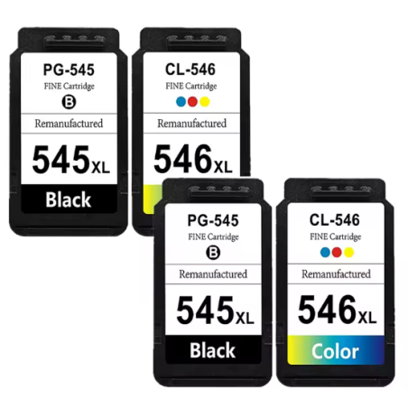 Cartouche d'encre compatible 545XL/546 XL (reconditionnées)