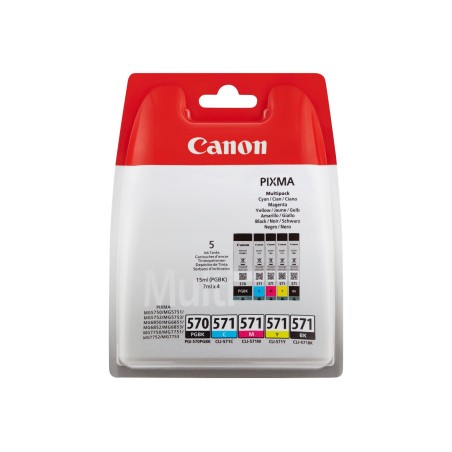 Pack Cartouches d'encre Canon 570 + 571 Couleurs