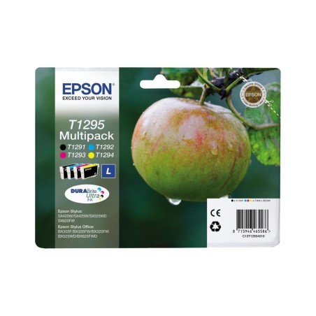 Pack de cartouches d'encre Pomme Epson T1295 Noir + Couleurs