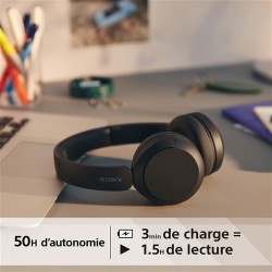 CASQUE BT WHC520 SONY NOIR
