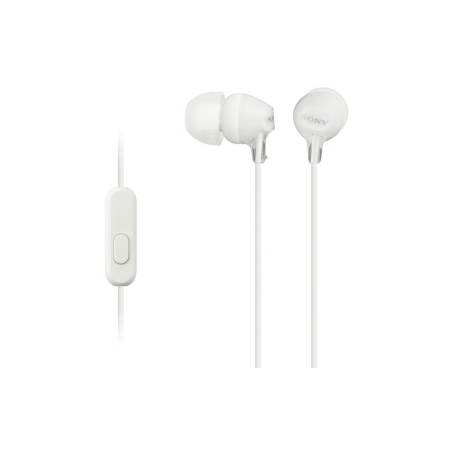 Ecouteurs Intra-Auriculaires Sony  MDREX15APW Blanc