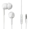 Ecouteurs intra-auriculaires avec microphone blanc THOMSON