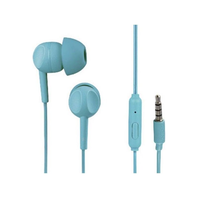 Écouteurs Thomson intra-auriculaire et micro-casque - bleu