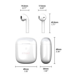 Ecouteurs TrueWireless Ryght Dyplo 2 blanc