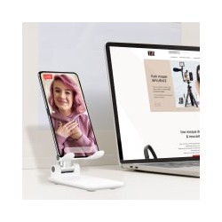 Support de smartphone de bureau pliable - INFLUENCE - Tnb