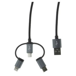 Câble de recharge Mobility Lab USB 3-en-1 vers Micro USB