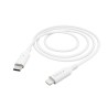 Câble de charge, USB-C - Lightning, 1 m, blanc