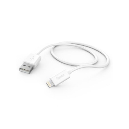 Hama Câble de charge USB-A - Lightning, 1 m, blanc