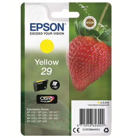 Cartouche d'encre Epson 29 Fraise Jaune