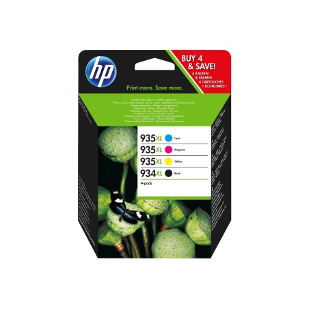 Cartouches d'encre HP Couleurs 934 XL Noir + 935 XL Couleurs