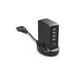 CHARGEUR 4USB NOIR
