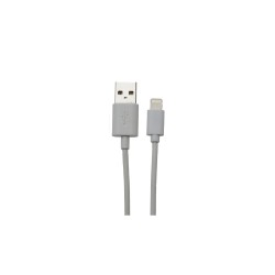 CABLE LIGHTNING MFI BLANC 1M
