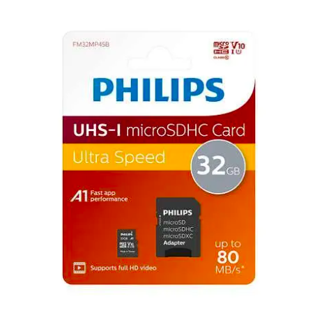 PHILIPS MICRO SDHC 32GO CL10