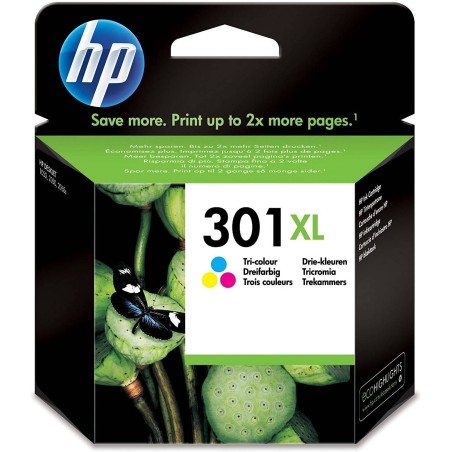 Pack de cartouches d'encre HP 301 XL Couleurs