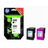 Pack de cartouches d'encre HP 300 Noir + Couleurs