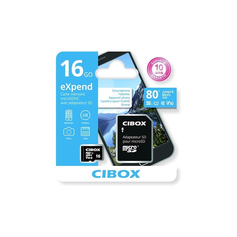 CIBOX MICRO SD 16GO