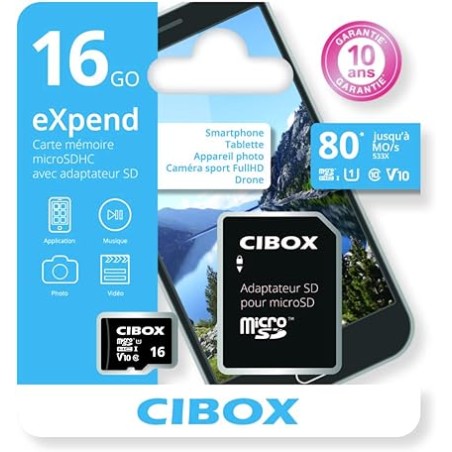 CIBOX MICRO SD 16GO