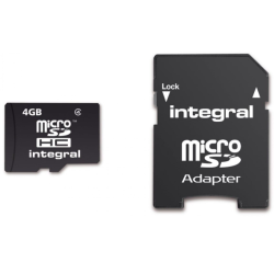 MICRO SD 4GO + ADAPTATEUR