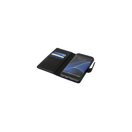 ETUI BOOK SAMSUNG S7 EDGE NOIR
