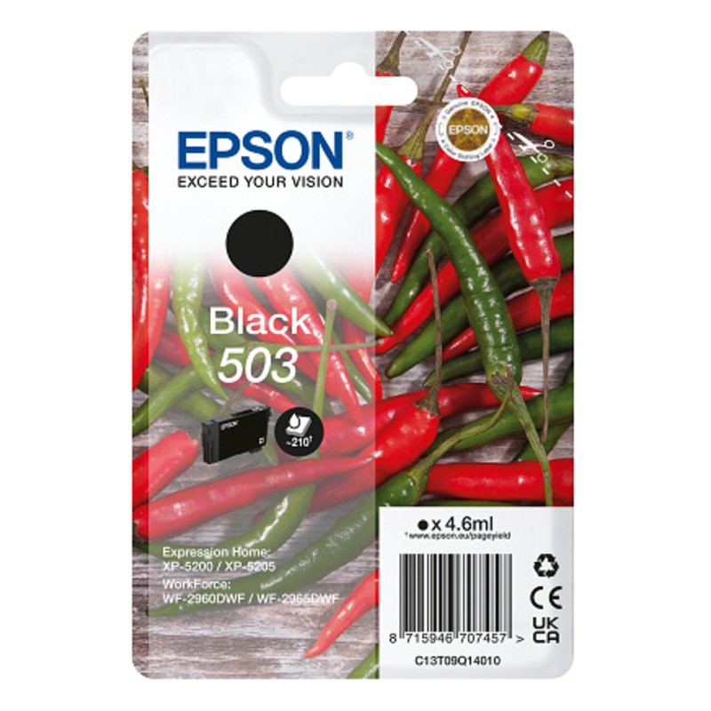 CARTOUCHE EPSON PIMENTS NOIR