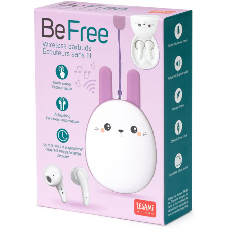 ECOUTEURS SANS FIL LAPIN BE FREE