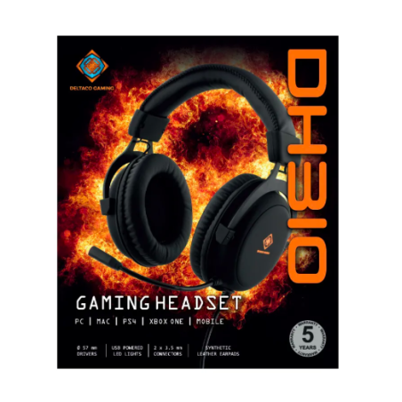 CASQUE RGB NOIR DELTACO