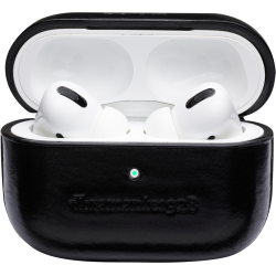 COQUE AIRPOD PRO CUIR NOIR