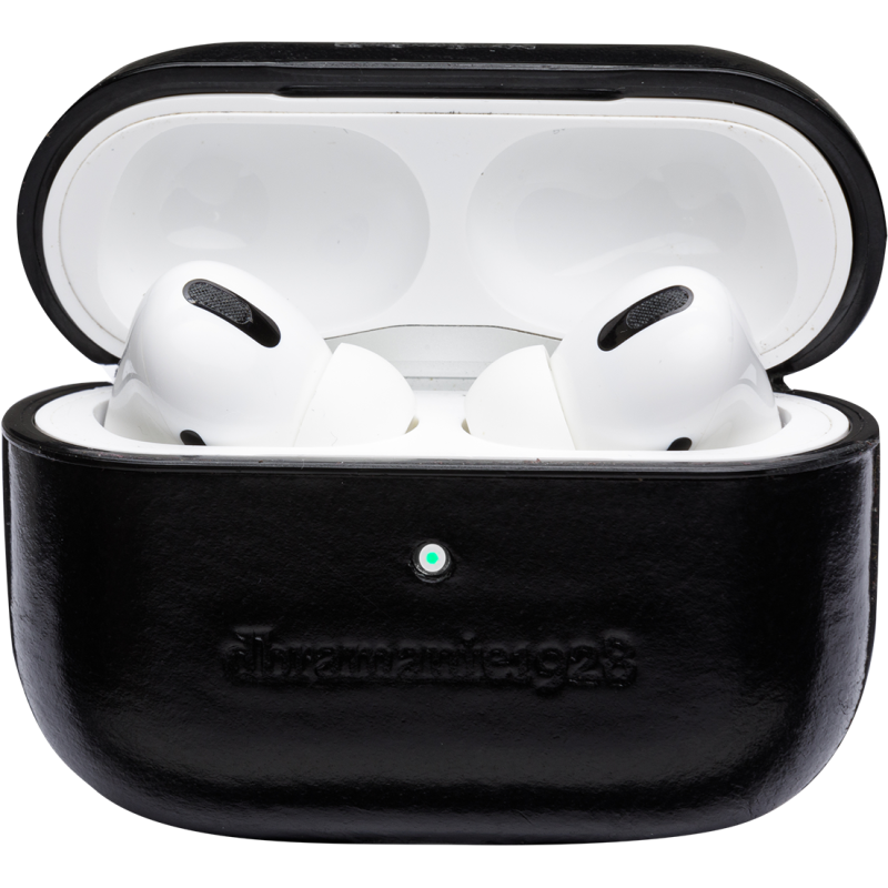 COQUE AIRPOD PRO CUIR NOIR
