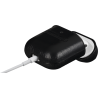 COQUE AIRPOD CUIR NOIR