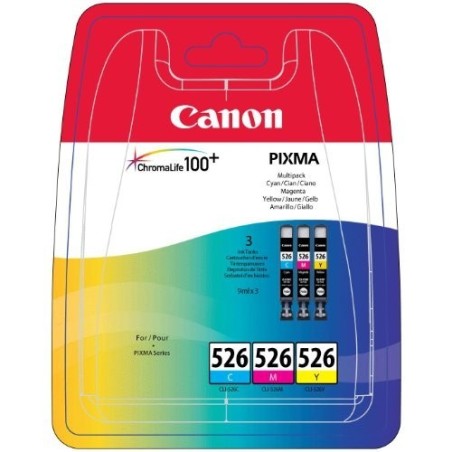 Pack cartouches d'encre Canon CLI-526 Couleurs