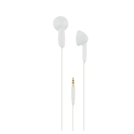 ECOUTEURS BOUTONS PO BLANC