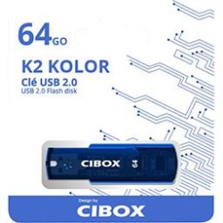 CLE USB 64GO KOLOR BLUE K2