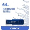 CLE USB 64GO KOLOR BLUE K2